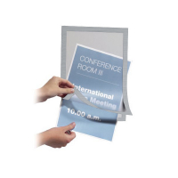 Durable Duraframe cadre d'information A3 auto-adhésif (2 pièces) - argent 310102