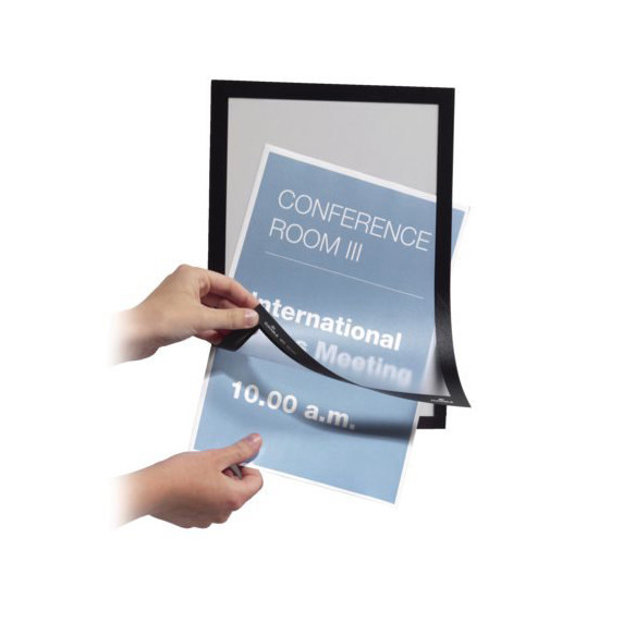 Durable Duraframe cadre d'information A3 auto-adhésif (2 pièces) - noir 310106 - 1