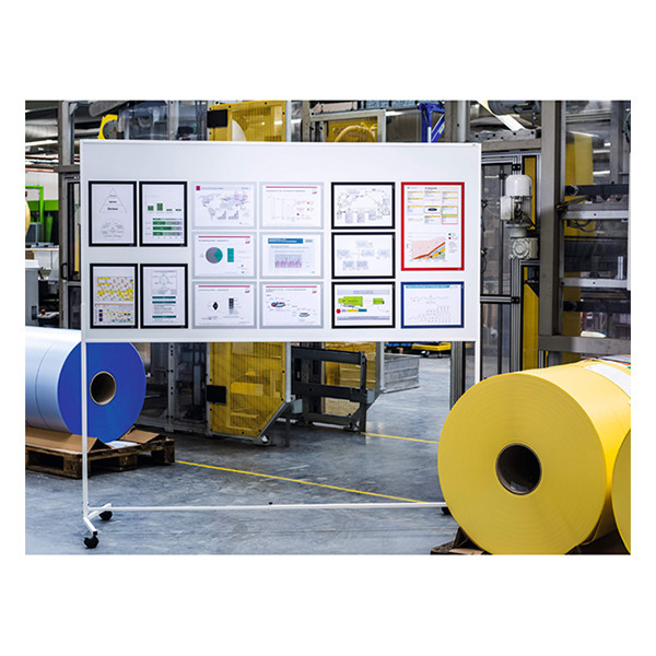 Durable Duraframe cadre d'information A4 argent magnétique (5 pièces) 310103 - 3