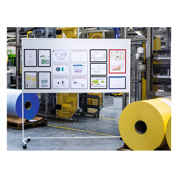 Durable Duraframe cadre d'information A4 bleu magnétique (5 pièces) 310105 - 2