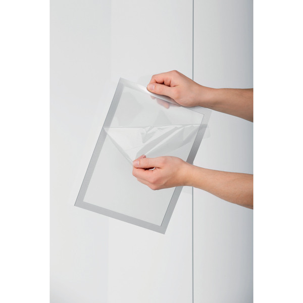 Durable Duraframe sun cadre d'affichage A4 auto-adhésif (2 pièces) - argent 310180 - 1