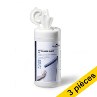 Offre : 3x Durable lingettes de nettoyage humides pour tableau blanc (100 pièces) 310234