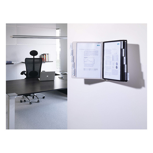 Durable Sherpa système de consultation mural avec 10 pochettes de visualisation A4 246303 - 2