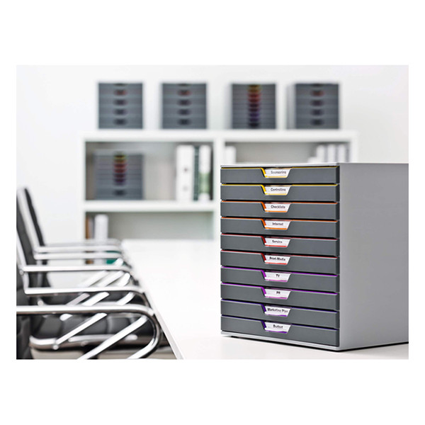 Durable Varicolor module de classement (10 tiroirs) - multicolore 310125 - 10