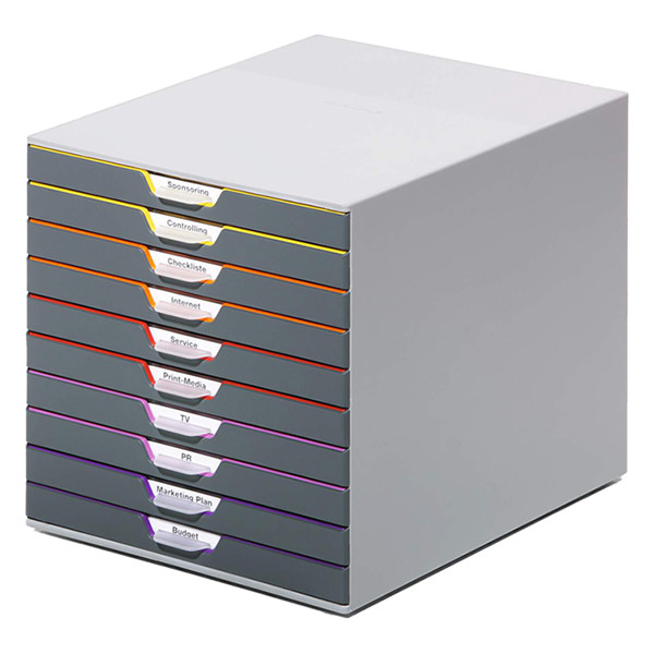 Durable Varicolor module de classement (10 tiroirs) - multicolore 310125 - 3