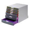 Durable Varicolor module de classement (7 tiroirs) - gris/coloré 310157 - 6
