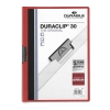 Durable chemise à clip A4 pour 30 feuilles - rouge 310042 - 1