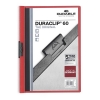 Durable chemise à clip A4 pour 60 feuilles - rouge 310047 - 1