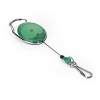 Durable enrouleur style avec mousqueton vert 310012 - 1