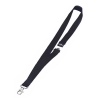 Durable lacet textile avec fermeture de sécurité (10 pièces) - noir 310050 - 1