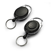 Durable mécanisme de déroulement avec porte-clés et lampe à LED 310097