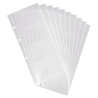Durable pochette transparente pour cartes de visite (80 cartes) 310150