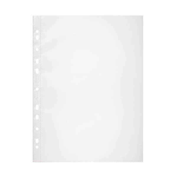 Durable pochettes perforées A4 11 trous 80 microns (100 pièces) - transparent 310291 - 2