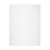 Durable pochettes perforées A4 11 trous 80 microns (100 pièces) - transparent 310291 - 2