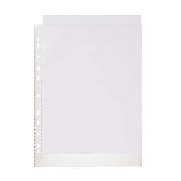 Durable pochettes perforées A4 11 trous 80 microns (100 pièces) - transparent 310291 - 4