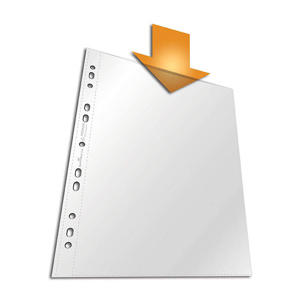 Durable pochettes perforées A4 11 trous 80 microns (100 pièces) - transparent 310291 - 6