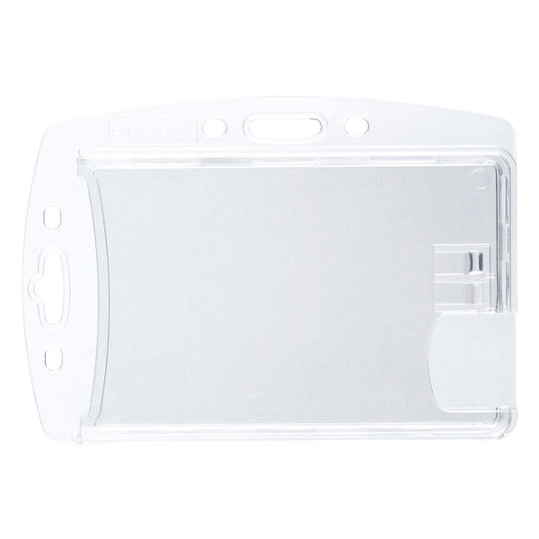 Durable porte-badge sans lacet textile 85 x 54 mm pour 2 badges (10 pièces) 310160 - 1