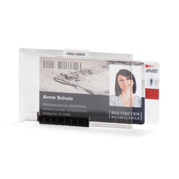 Durable pushbox duo porte-carte sans lacet textile (10 pièces) 310035 - 1