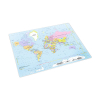 Durable sous-main 50 x 38 cm carte du monde 310238 - 1
