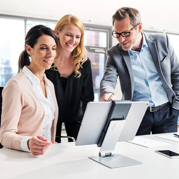 Durable support de table pour tablette - argent 310151 - 4