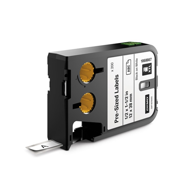 Dymo 1868667 XTL étiquettes prédécoupées 12 x 38 mm (d'origine) 089068 - 1