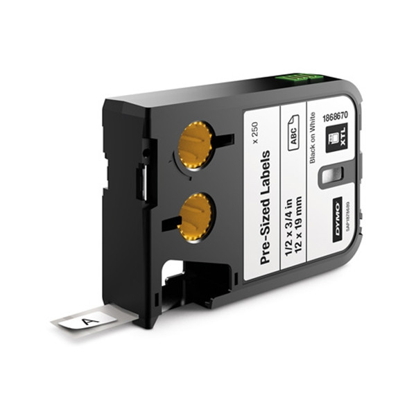 Dymo 1868670 XTL étiquettes prédécoupées 12 x 19 mm (d'origine) 089074 - 1