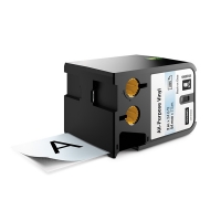 Dymo 1868745 XTL étiquettes vinyle 54 mm (d'origine) - noir sur transparent 088996