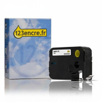 Dymo 1868751 XTL ruban vinyle 12 mm (marque 123encre) - noir sur blanc 088897