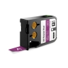 Dymo 1868792 XTL étiquettes vinyle 19 mm (d'origine) - blanc sur violet 088938 - 1