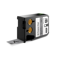 Dymo 1868803 XTL étiquettes vinyle 24 mm (d'origine) - noir sur gris 088968