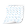 Dymo 1908555 XTL feuilles d'étiquettes plastifiées prédécoupées 41 x 23 mm (d'origine) 089114 - 1