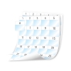 Dymo 1908556 XTL feuilles d'étiquettes plastifiées prédécoupées 41 x 42 mm (d'origine) 089116 - 1