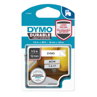 Dymo 1978364 ruban d'étiquettes 12 mm (d'origine) - noir sur blanc 089128