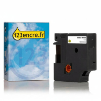 Dymo 1978365 ruban 12 mm (marque 123encre) - blanc sur noir 089131