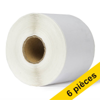 Dymo 2093092 étiquettes d'expédition et de badge 6 rouleaux 99014 (marque 123encre) 089161