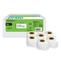 Dymo 2177564 grandes étiquettes pour adresse de retour 6 rouleaux S0722520 / 11352 (d'origine) 089172
