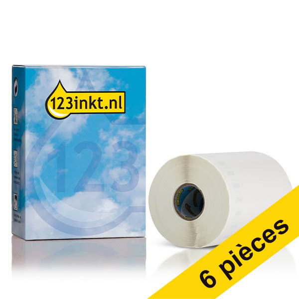 Dymo 2177565 étiquettes d'adresse larges pour DHL 6 pièces 2166659 (marque 123encre) nouvelle version 650889 - 1