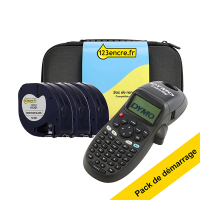 Dymo LT-100H système de lettrage avec sac de rangement et 3 rubans adhésifs - noir 833491