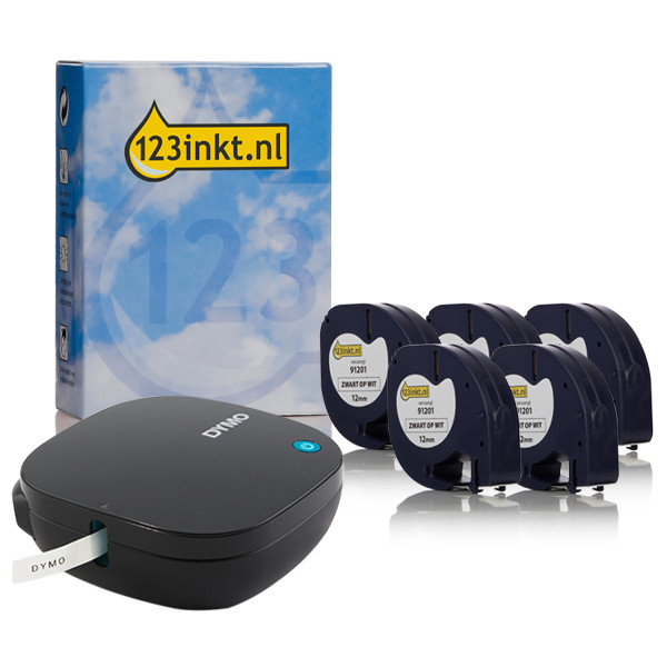 Dymo LetraTag 200B système de lettrage + 5 rubans 089305 - 1