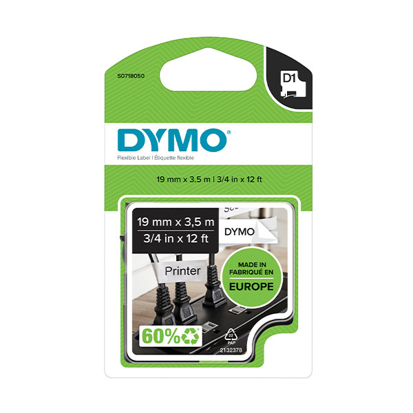Dymo S0718050/16958 ruban d'étiquettes nylon flexible 19 mm (d'origine) 088534 - 1