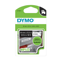 Dymo S0718070/16960 ruban d'étiquettes 19 mm (d'origine) - noir sur blanc 088758