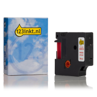 Dymo S0720700/40915 ruban d'étiquettes 9 mm (marque 123encre) - rouge sur blanc 088111