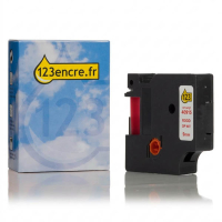 Dymo S0720700/40915 ruban d'étiquettes 9 mm (marque 123encre) - rouge sur blanc 088111