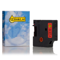 Dymo S0720720/40917 ruban d'étiquettes 9 mm (marque 123encre) - noir sur rouge 088115