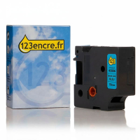 Dymo S0720860 / 45806 ruban 19 mm (marque 123encre) - noir sur bleu 088409