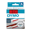 Dymo S0720870/45807 ruban d'étiquettes - noir sur rouge 19 mm (d'origine)