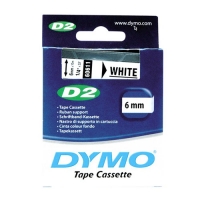 Dymo S0721030/60611 ruban d'étiquettes 6 mm (d'origine) - blanc 088804