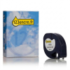 Dymo S0721610/91201 ruban plastique 12 mm (marque 123encre) - blanc