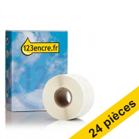 Dymo S0722390/13187 étiquettes d'adresse larges 24 rouleaux 99012 (marque 123encre) 088543