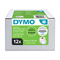 Dymo S0722420/13186 étiquettes d'expédition et de badge pack avantageux 12 rouleaux 99014 (d'origine) 088548